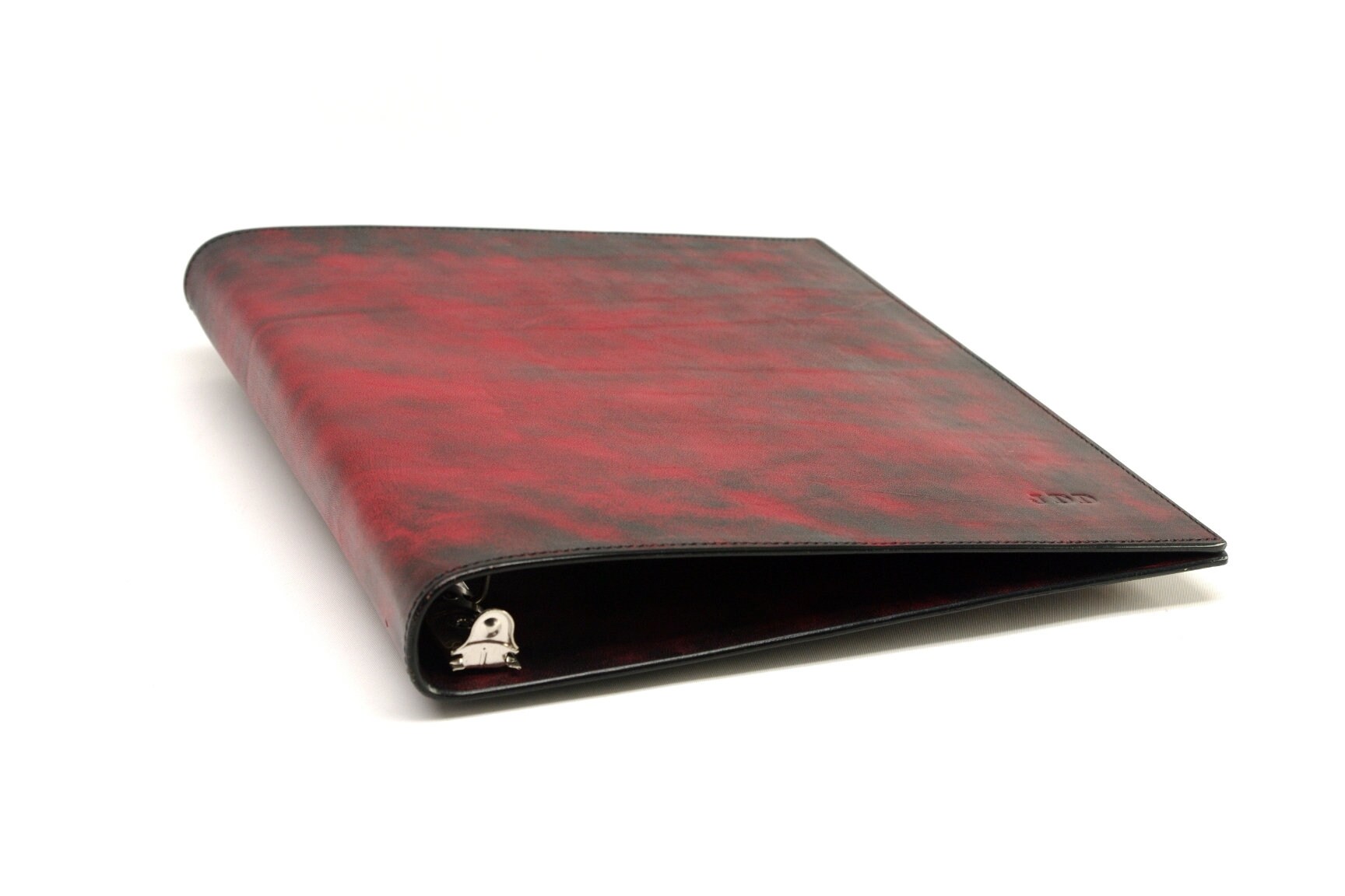 Leather 3 Ring Binder Notebook Letter and Ledger Sizes Available