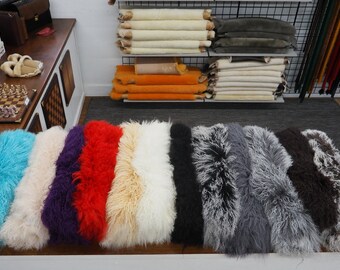 Curly Tibetan Lamb Plated Hides