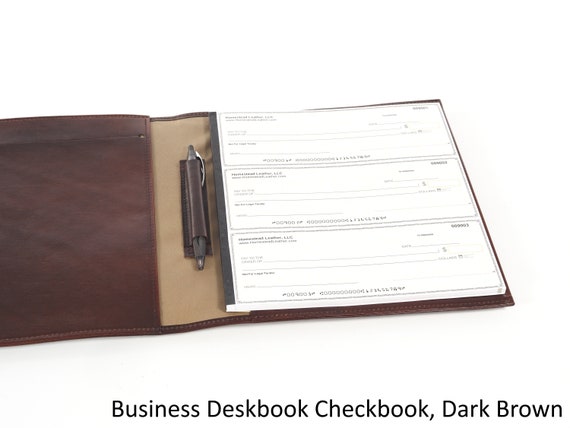 Beausoleil - Leather Personal Checkbook Cover