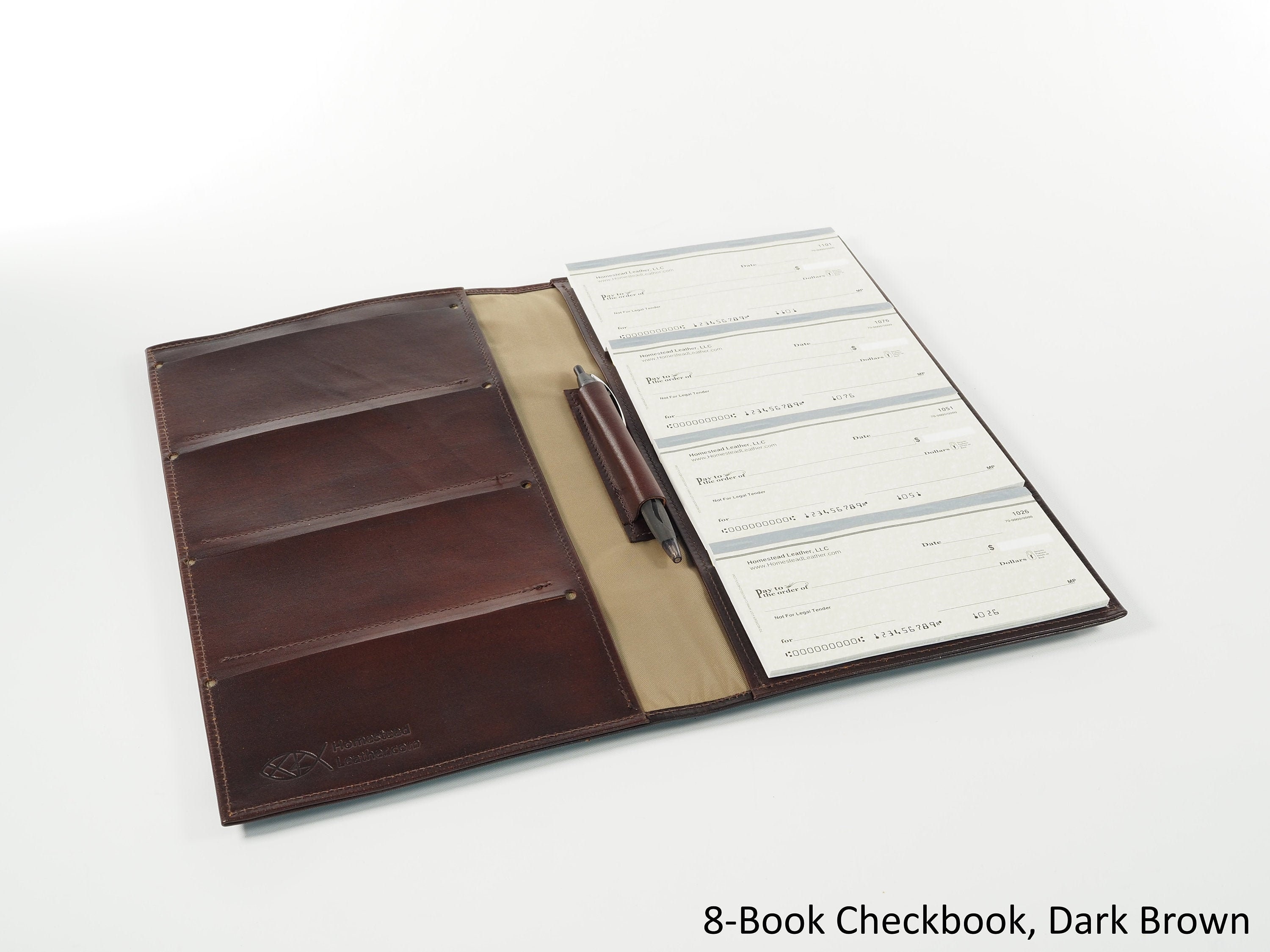 Leather Checkbook Covers