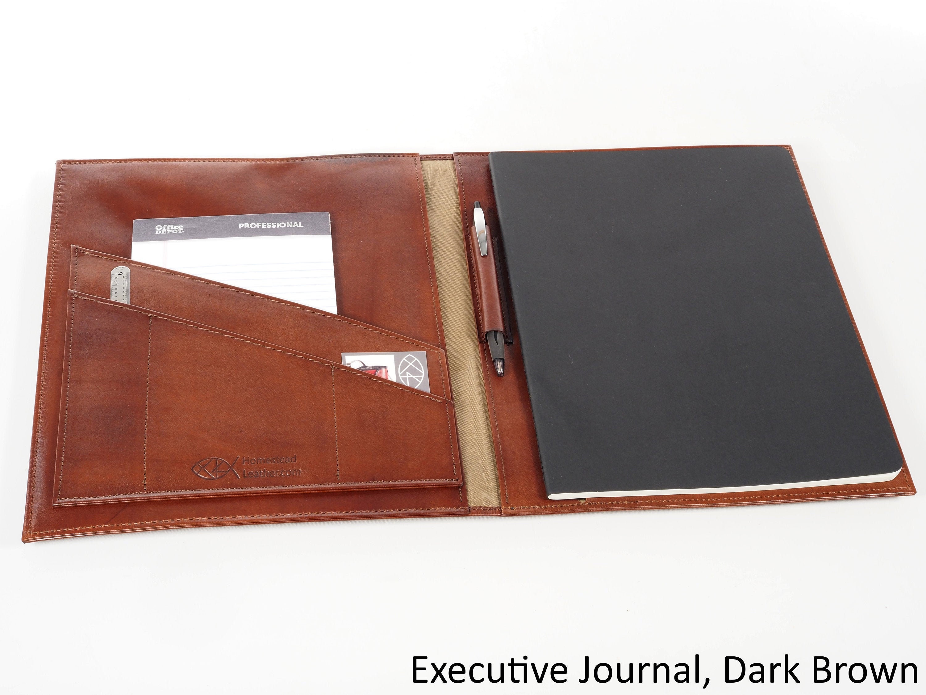 Executive Leather Journal For Moleskine Cahier XXL (8.5x11)