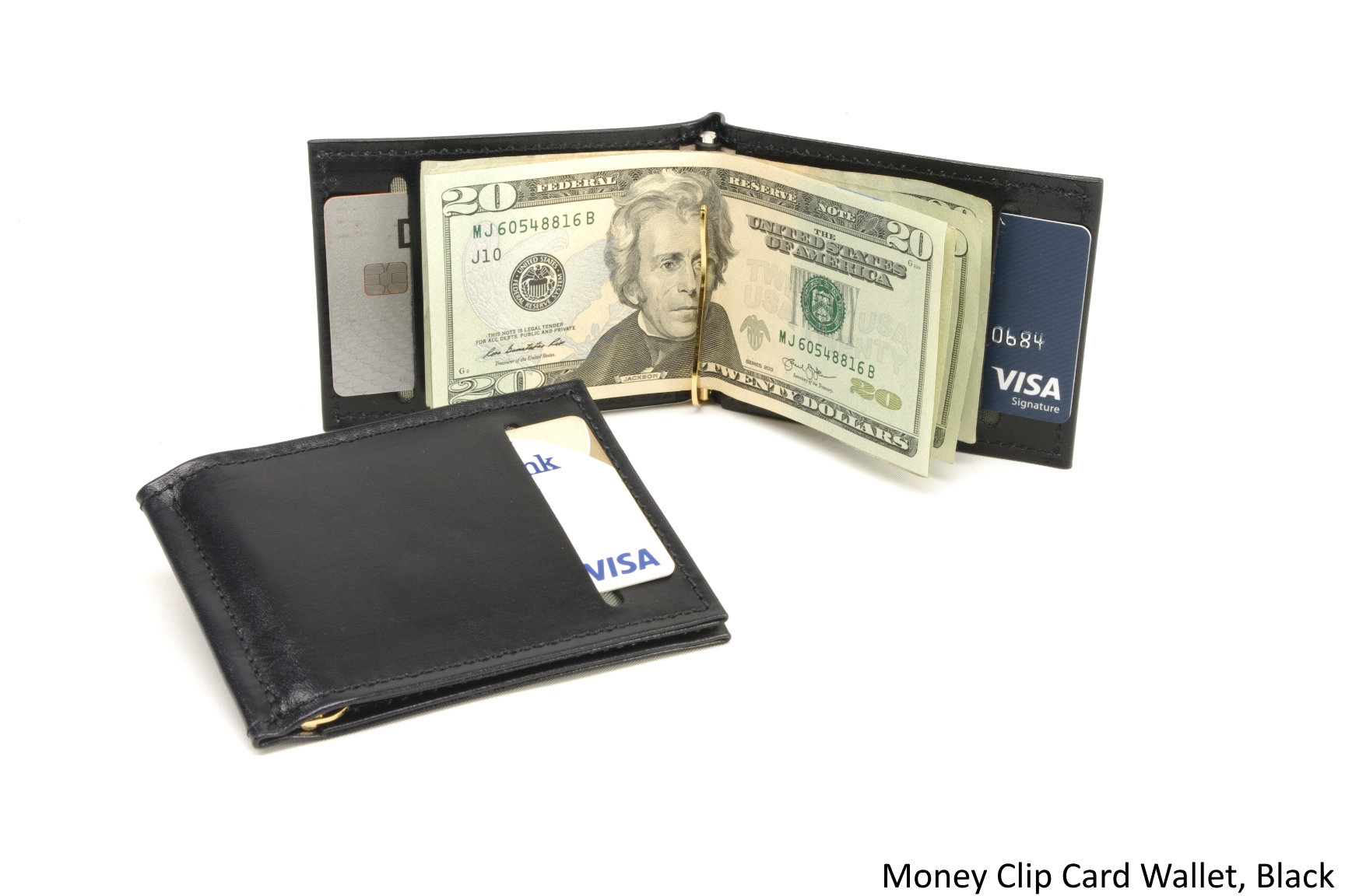 Leather Money Clip Card Wallet - Etsy Leather Money Clip Card Wallet - Etsy