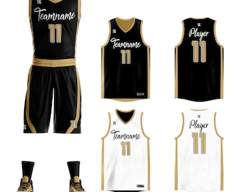 Custom Reversible Basketball Jersey With Shorts Personalized Printed Name Number Blank Team Sports Uniform for Men Women Fathers' Day