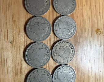 1883年 リバティヘッド V ニッケル - セントなし - グレード/状態から