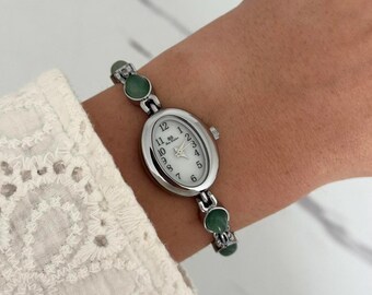 Brighton Santa Rosa Watch: Silver Plated Hearts Toggle Clasp  display picture 1