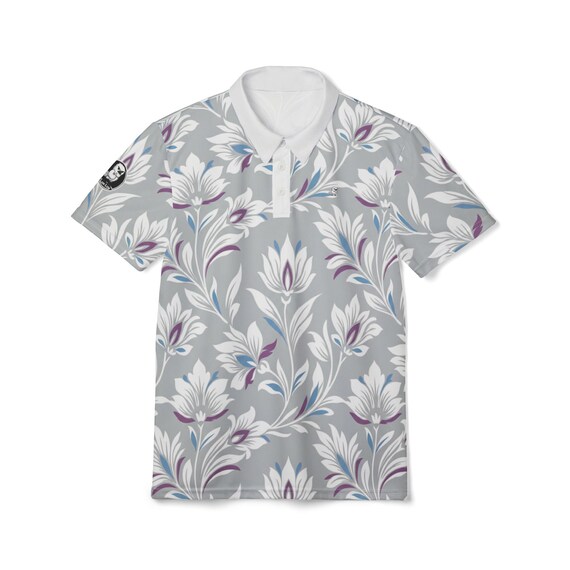 Sunrise: Silver Bloom | Polo Shirt