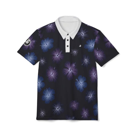 Midnight: Moonlight Bloom | Polo Shirt