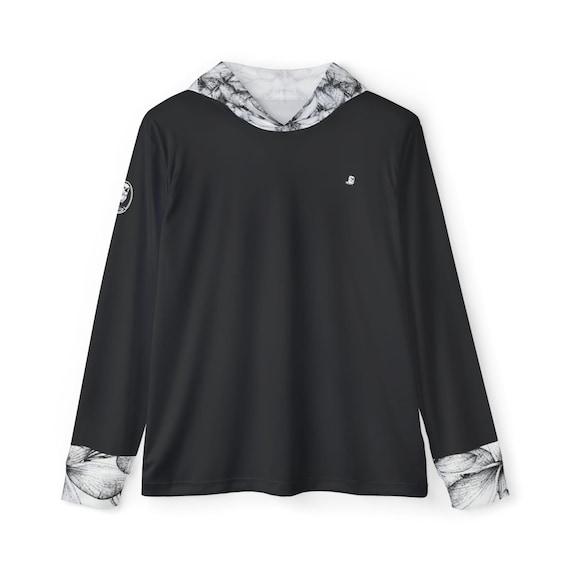 Midnight: Hawaiian Plumeria | Pullover Hoodie