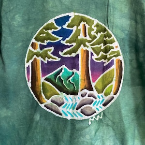 Large Women’s Batik Shirt