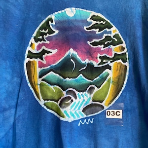 Large Long Sleeve Batik Shirt