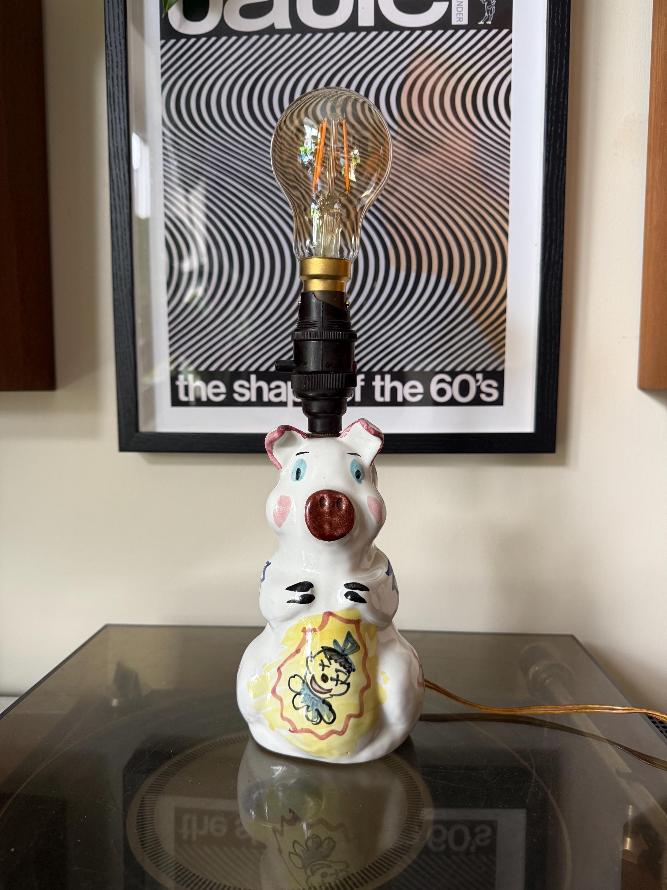1960s Pottery Pig - Etsy