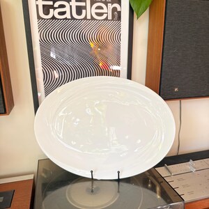 Rare Wedgwood Solar Shape 225 Oval Platter, Large White Serving Plate (40cm)