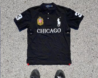 Polo Ralph Lauren Dubai #2 Polo Shirt Black Chief Keef - Etsy