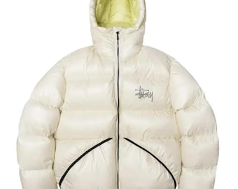 Glossy Bold Puffer Jacket: Streetwear-Inspired Cold Weather Coat for Urban Style & Warmth