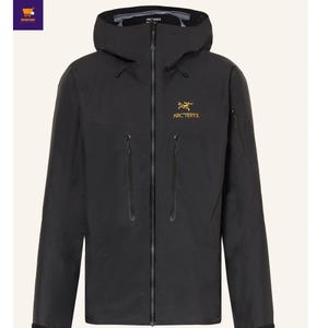 Gore-Tex Pro Inside Alpha Fl Jacka Herr Svart