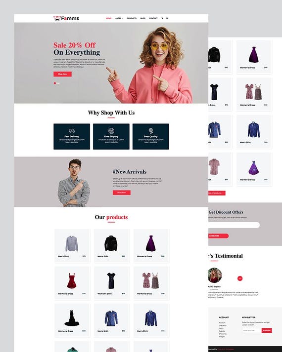 eCommerce HTML Template