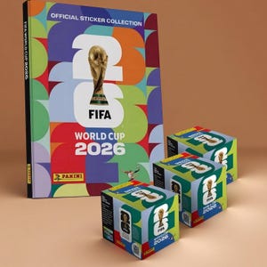 The Panini FIFA World Cup 2026™ official sticker collection - 3 Boxes of 50 Packets and a hard cover album