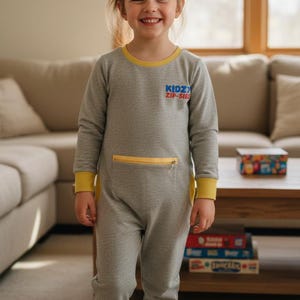 Adaptive Clothing for Children | Autism Outfit | Sensory-Friendly Clothing | Special Needs Back Zip Onesie | Kids Pajamas