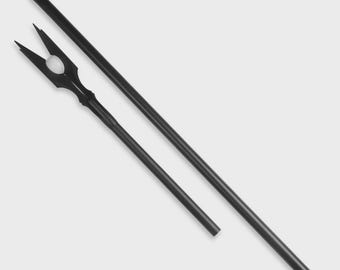 Réplica hecha a mano del bastón de Saruman de El Hobbit, de El Señor de los Anillos, regalo para él.