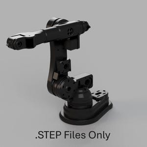 JC-6 - 3D Printed Six Axis Industrial Robot - .STEP Files Only