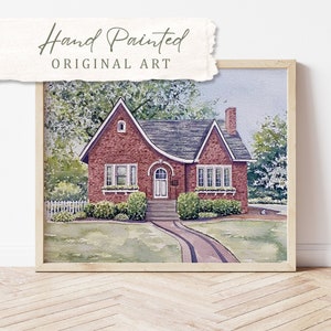 CUSTOM WATERCOLOR HOUSE PORTRAITS — LETTER LANE DESIGN STUDIO