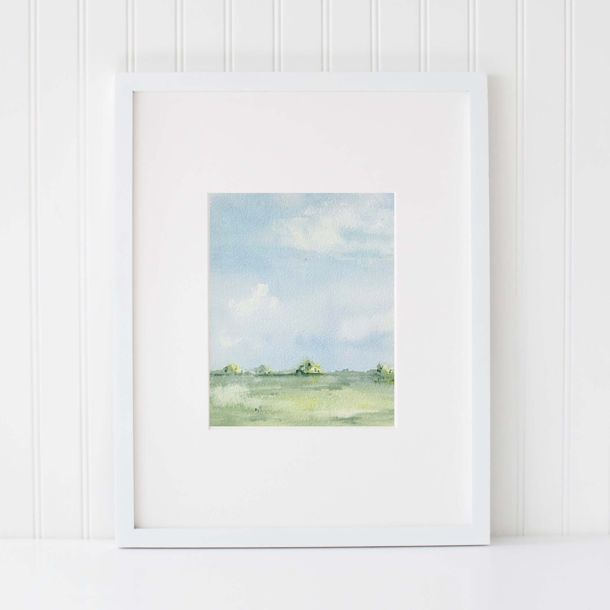 Landscape Wall Art Painting Print of Countryside Landscape | Etsy