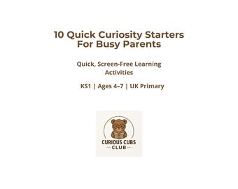 Screen-Free Activities for Kids Ages 4–7 | Easy No Prep Kids Activities | Printable Learning Activities | Busy Parent Ideas