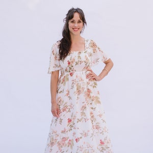 Shirred Summer Dress and Top with Four Sleeve Options | Sizes 0-18 | PDF Sewing Pattern
