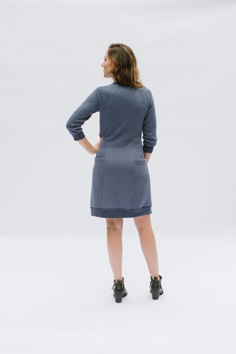 Cozy Sweater Dress PDF Sewing Pattern image 5
