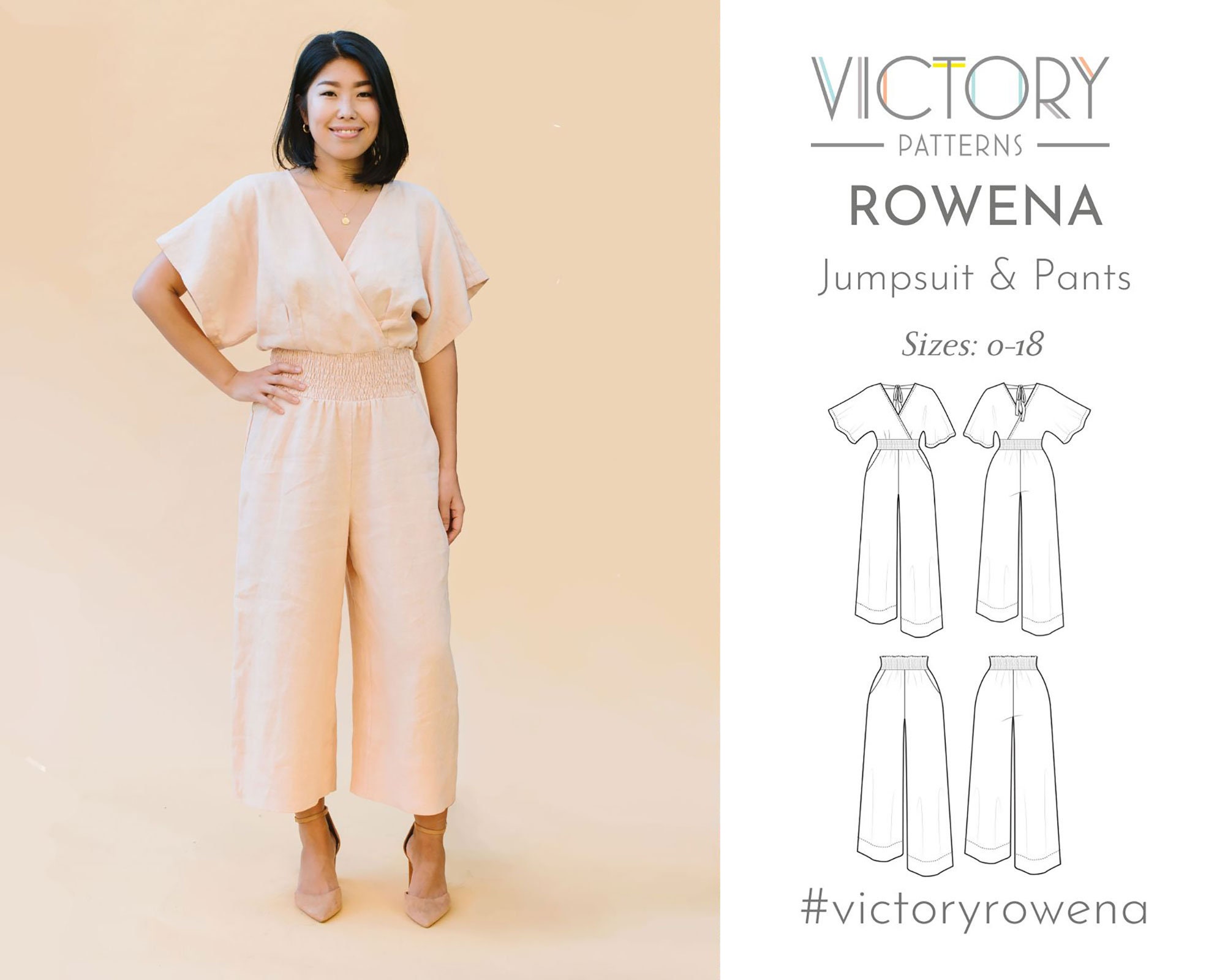 DIY Wrap Front Jumpsuit — Review of the Rowena Jumpsuit by Victory