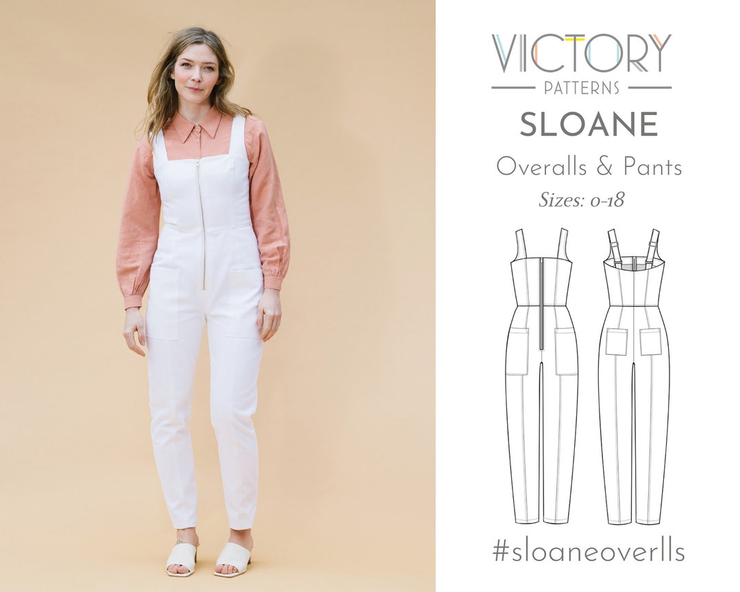 Fitted Overall + Pants | PDF Sewing Pattern - Etsy