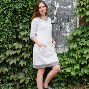 Cozy Sweater Dress PDF Sewing Pattern image 7