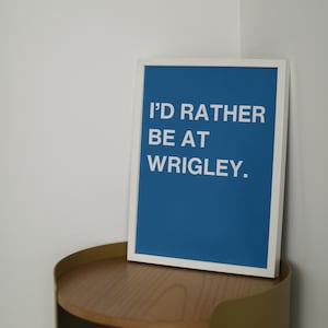 Wrigley Field Print | Chicago Cubs Baseball Fan Art (Digital Download)