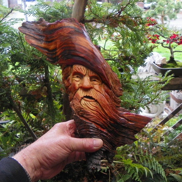 Rufus the pine knot wood spirit