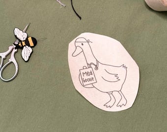 Borduurpatroon verpleegster | Gepersonaliseerd medisch cadeau | RN CNA NP Stick and Stitch Transfer | Grappig gezondheidscadeau