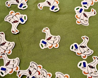 Sticker atletische trainer | Vinylsticker voor laptop bidon | ATC-cadeau | Grappige sticker sportgeneeskunde