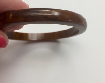 Bakelite bangles buy as lot, set or individually this listing is for 1 of 3 Thin uncarved Reddish brown bangles 39.00 ea ONLY