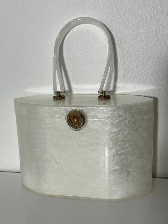 Bag Purse Lucite Rare Mint 1950s As Is Near Mint - image 3