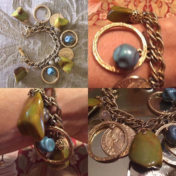 Bakelite Chain Bracelet