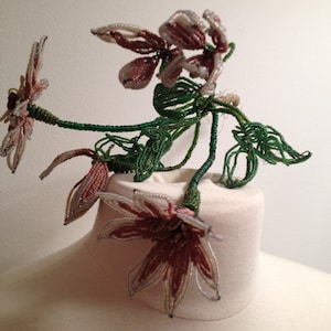 Flowers Beaded Pink AS IS