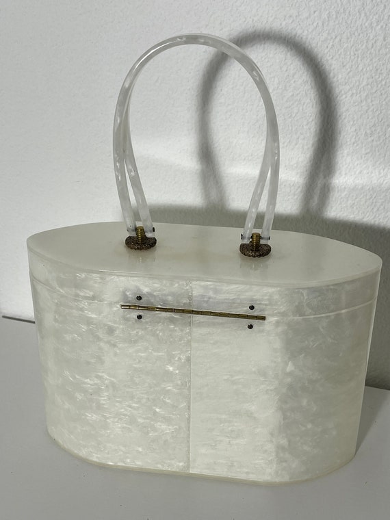 Bag Purse Lucite Rare Mint 1950s As Is Near Mint - image 2