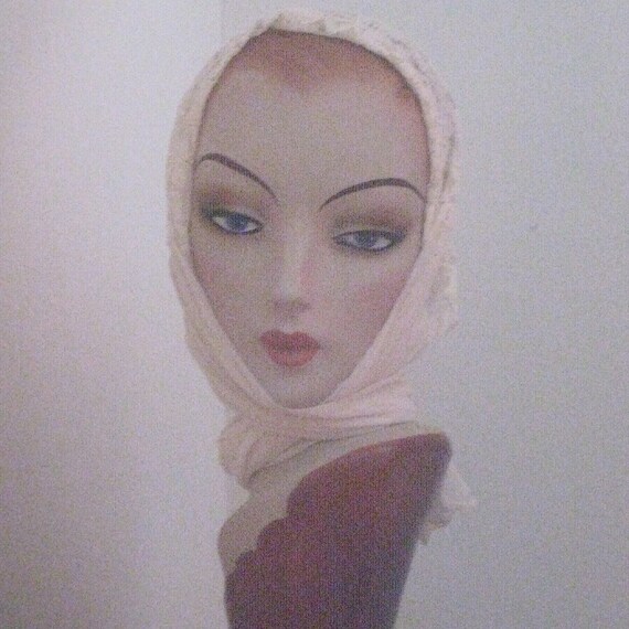 Vintage Lace Headscarf