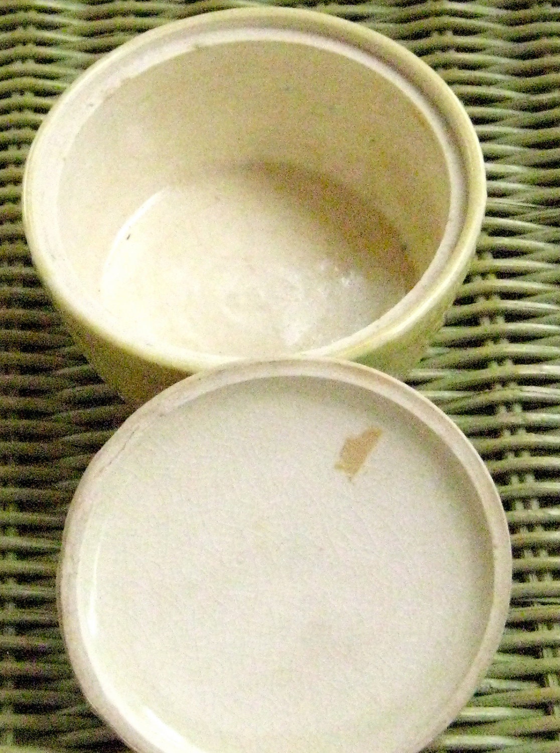 Ramekins Made in Japan Vintage Ceramic 1930s50s SET of 9 as is Chips 1 Missing Rose on Top 35.