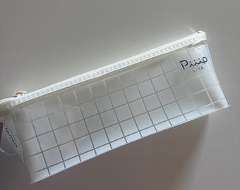 Kokuyo Pencil Case Piiip | Japanese Stationery | Grid Student Pencil Case