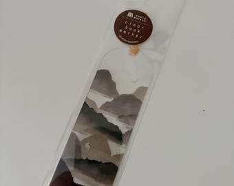 Mountains Clear Bookmark | Japanese Stationery | Furukawa Shiko