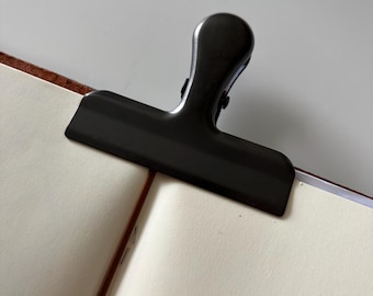 Fermaglio per diario in stile Black Metal, porta pagine, quaderni in stile vintage, articoli di cancelleria e per lavori creativi