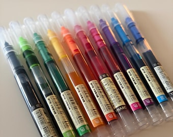 Juego de rotuladores de tinta fina japoneses y chinos, suministros para scrapbooking, manualidades y diario.