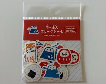 Washi Flake Stickers | Japanese Stationery Furukawa Shiko | Japan Nippon