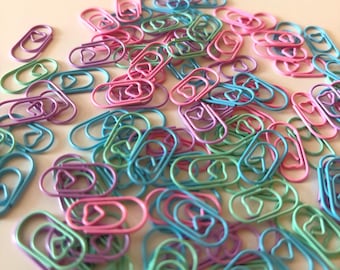 10 trombones colorés de style kawaii, fournitures d'artisanat et de papeterie