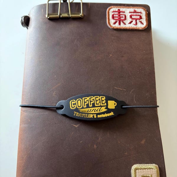 Coffee Travel Journal Tag Travellers Fountain Pen Travelers Notebook Craft Journal Supplies